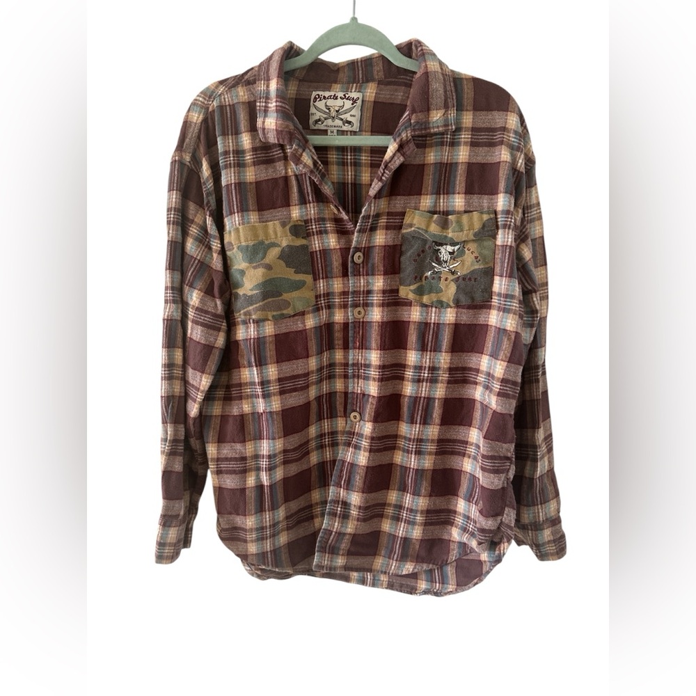 Plaid Casual Button Down Shirt